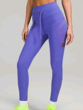 NWOT Lululemon Cargo Super-High-Rise Hiking Tight 25" Charged Indigo size 4
